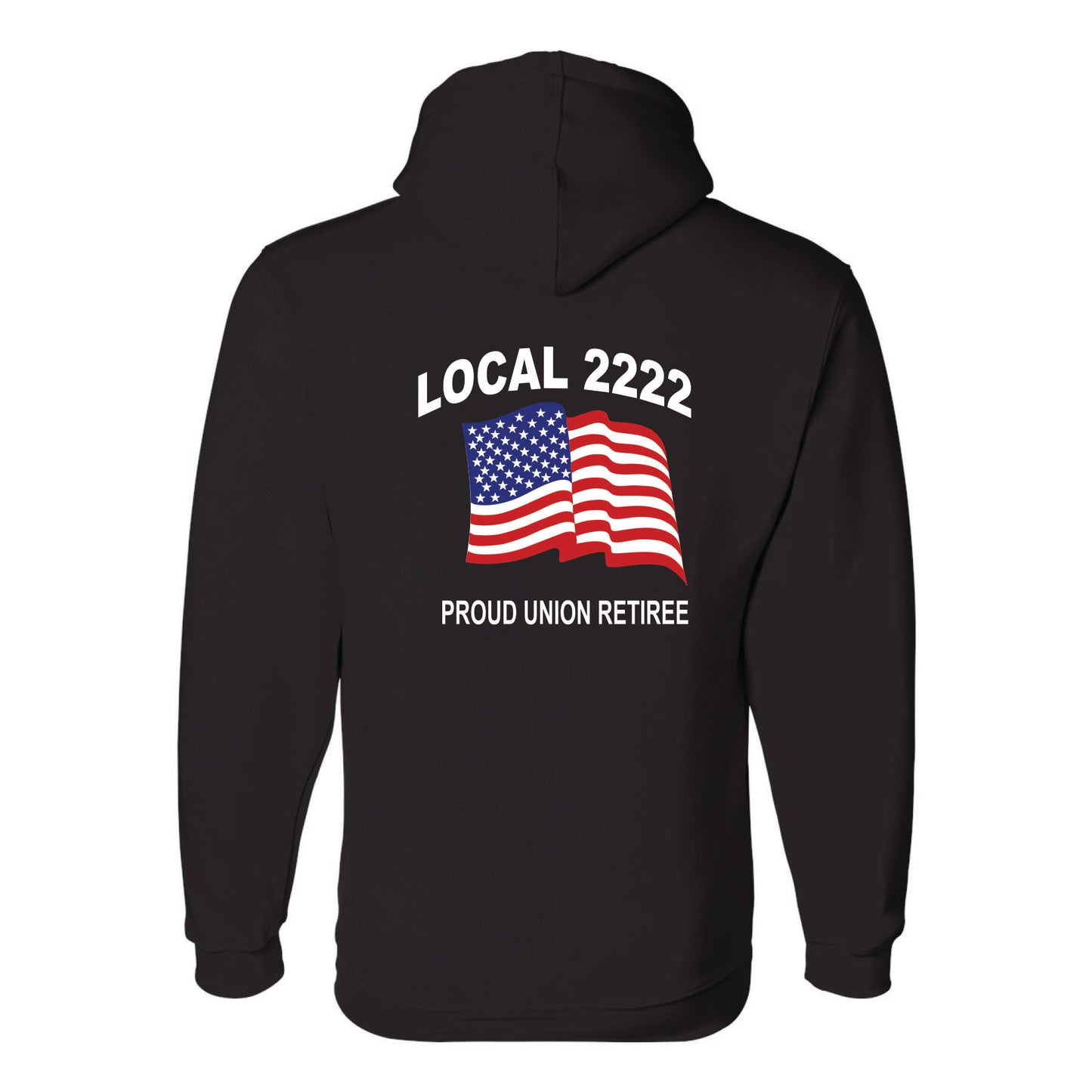 Retiree Hoodie: USA FLAG