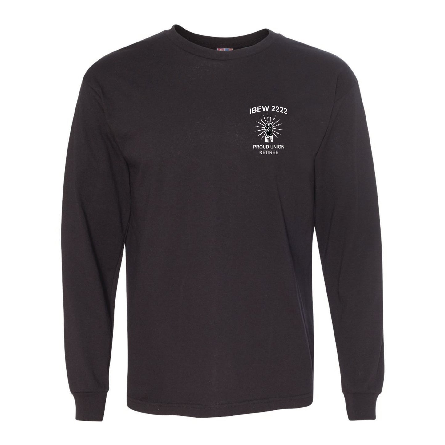 Retiree Long Sleeve: USA FLAG