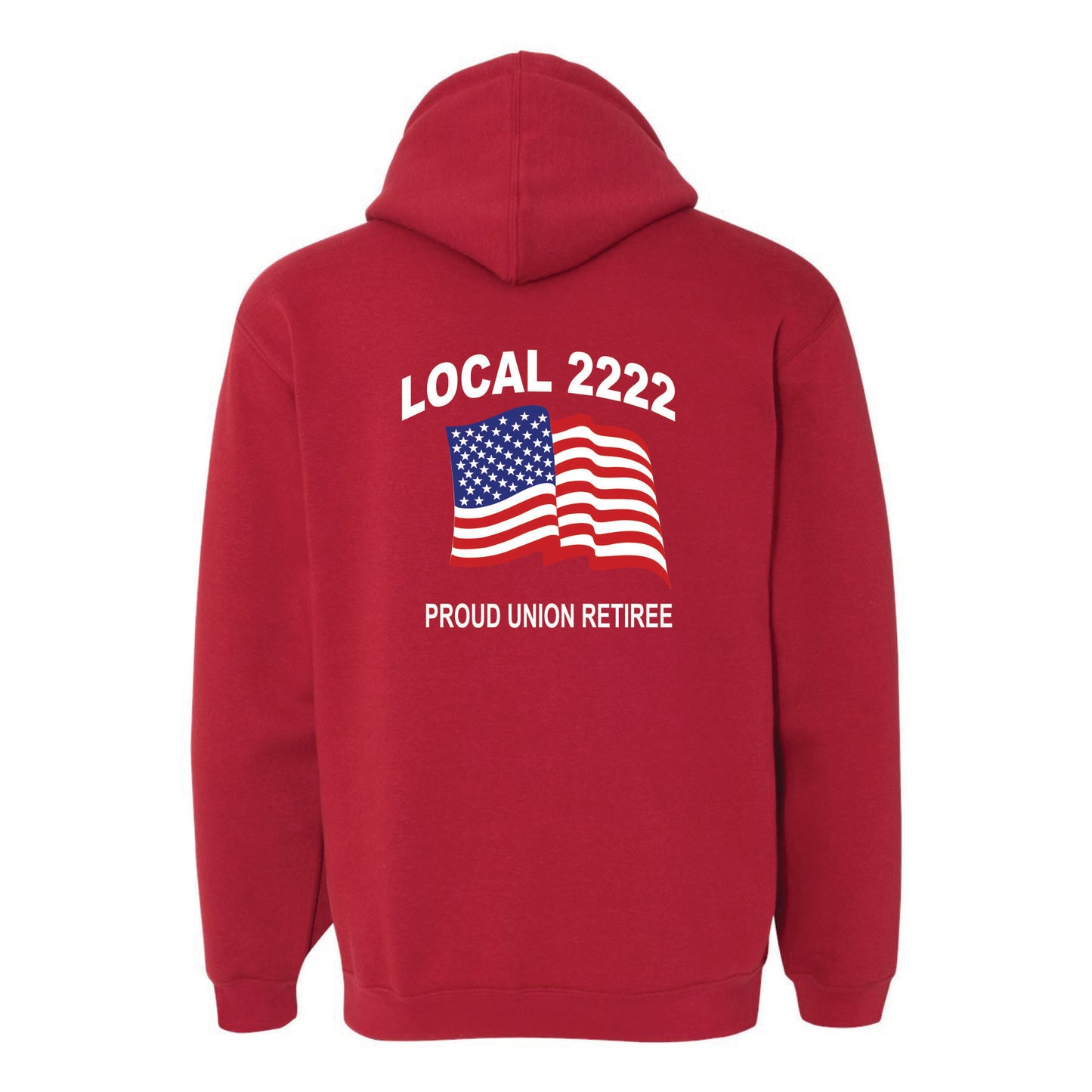 Retiree Hoodie: USA FLAG